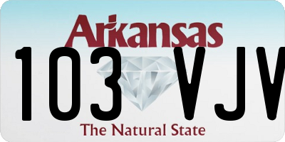 AR license plate 103VJV