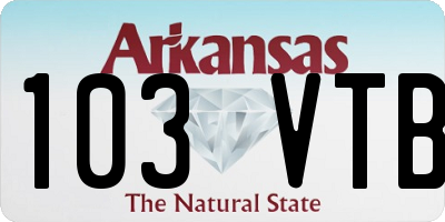 AR license plate 103VTB