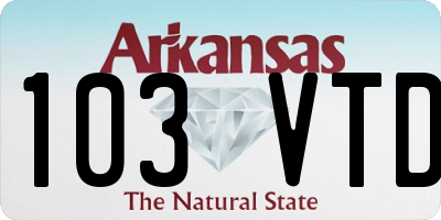 AR license plate 103VTD