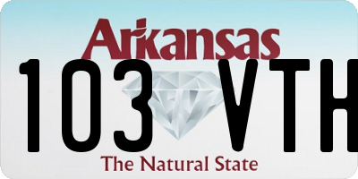 AR license plate 103VTH