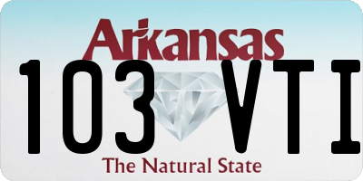 AR license plate 103VTI