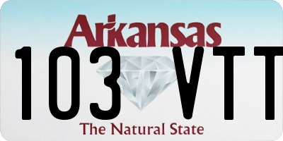 AR license plate 103VTT