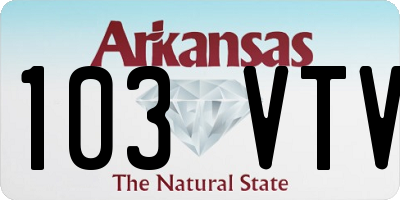 AR license plate 103VTV