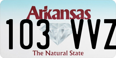 AR license plate 103VVZ