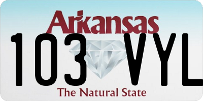 AR license plate 103VYL