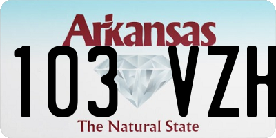 AR license plate 103VZH