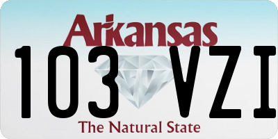 AR license plate 103VZI