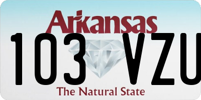AR license plate 103VZU