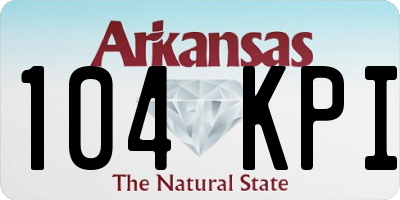 AR license plate 104KPI