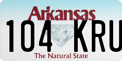 AR license plate 104KRU