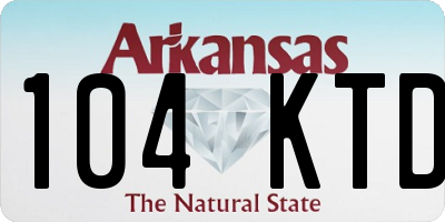 AR license plate 104KTD