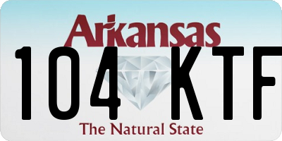 AR license plate 104KTF