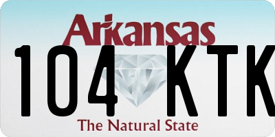 AR license plate 104KTK