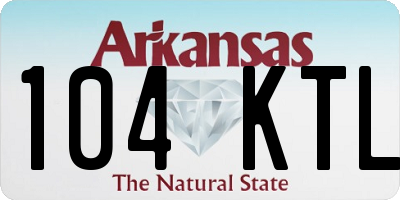 AR license plate 104KTL