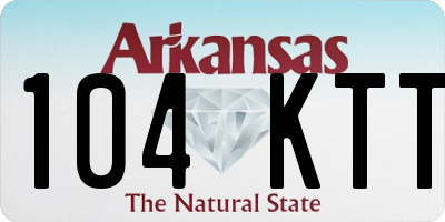 AR license plate 104KTT