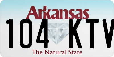 AR license plate 104KTV