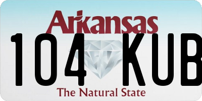 AR license plate 104KUB