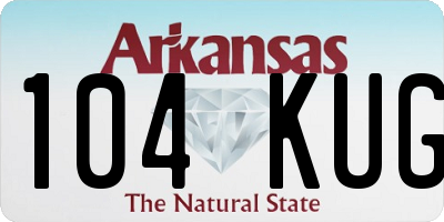AR license plate 104KUG
