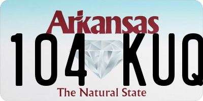 AR license plate 104KUQ