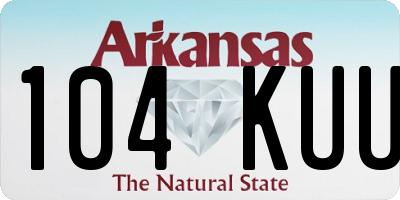 AR license plate 104KUU