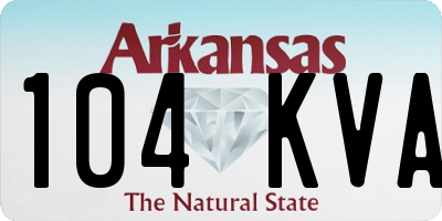 AR license plate 104KVA