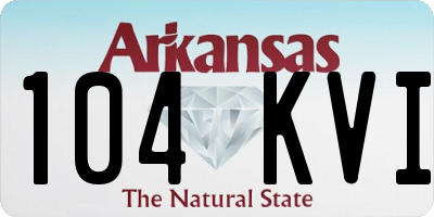 AR license plate 104KVI