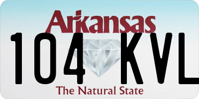 AR license plate 104KVL