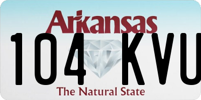 AR license plate 104KVU