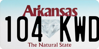 AR license plate 104KWD