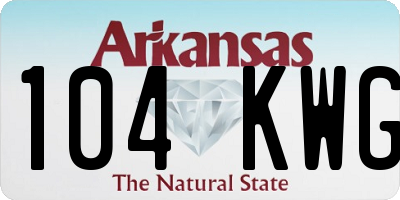 AR license plate 104KWG