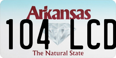 AR license plate 104LCD