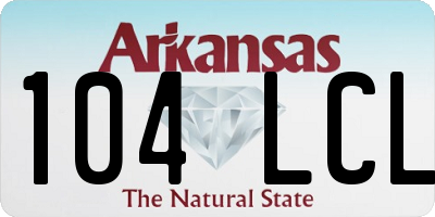 AR license plate 104LCL