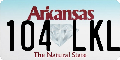 AR license plate 104LKL