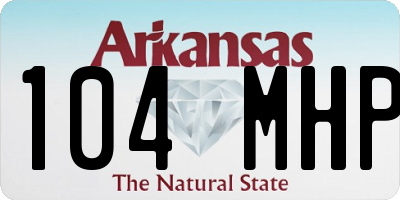 AR license plate 104MHP