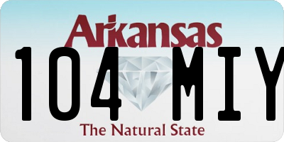 AR license plate 104MIY