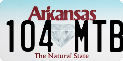 AR license plate 104MTB
