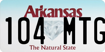 AR license plate 104MTG