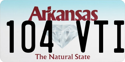 AR license plate 104VTI