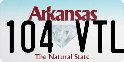 AR license plate 104VTL