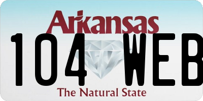 AR license plate 104WEB