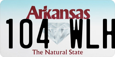 AR license plate 104WLH