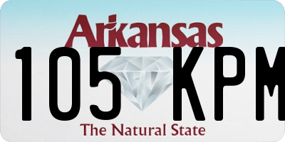 AR license plate 105KPM