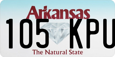 AR license plate 105KPU