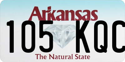 AR license plate 105KQC