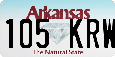 AR license plate 105KRW