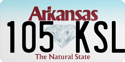 AR license plate 105KSL