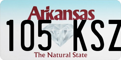 AR license plate 105KSZ