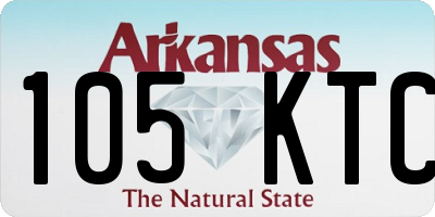 AR license plate 105KTC
