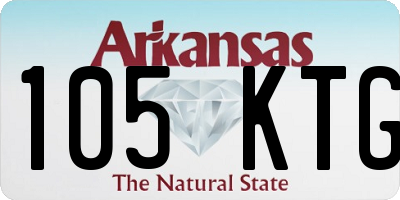 AR license plate 105KTG