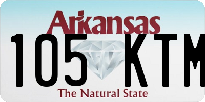 AR license plate 105KTM